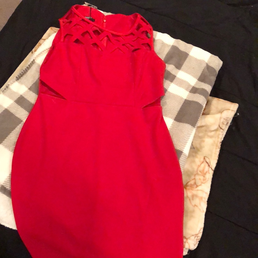 Red dress